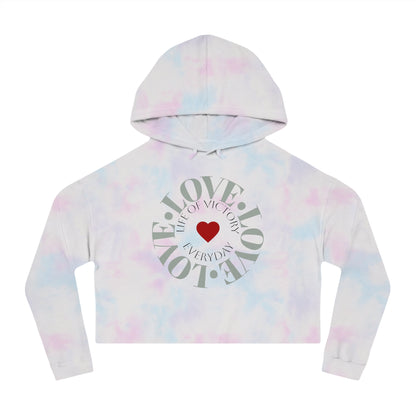 Cropped Inspirational Women's Hoodie