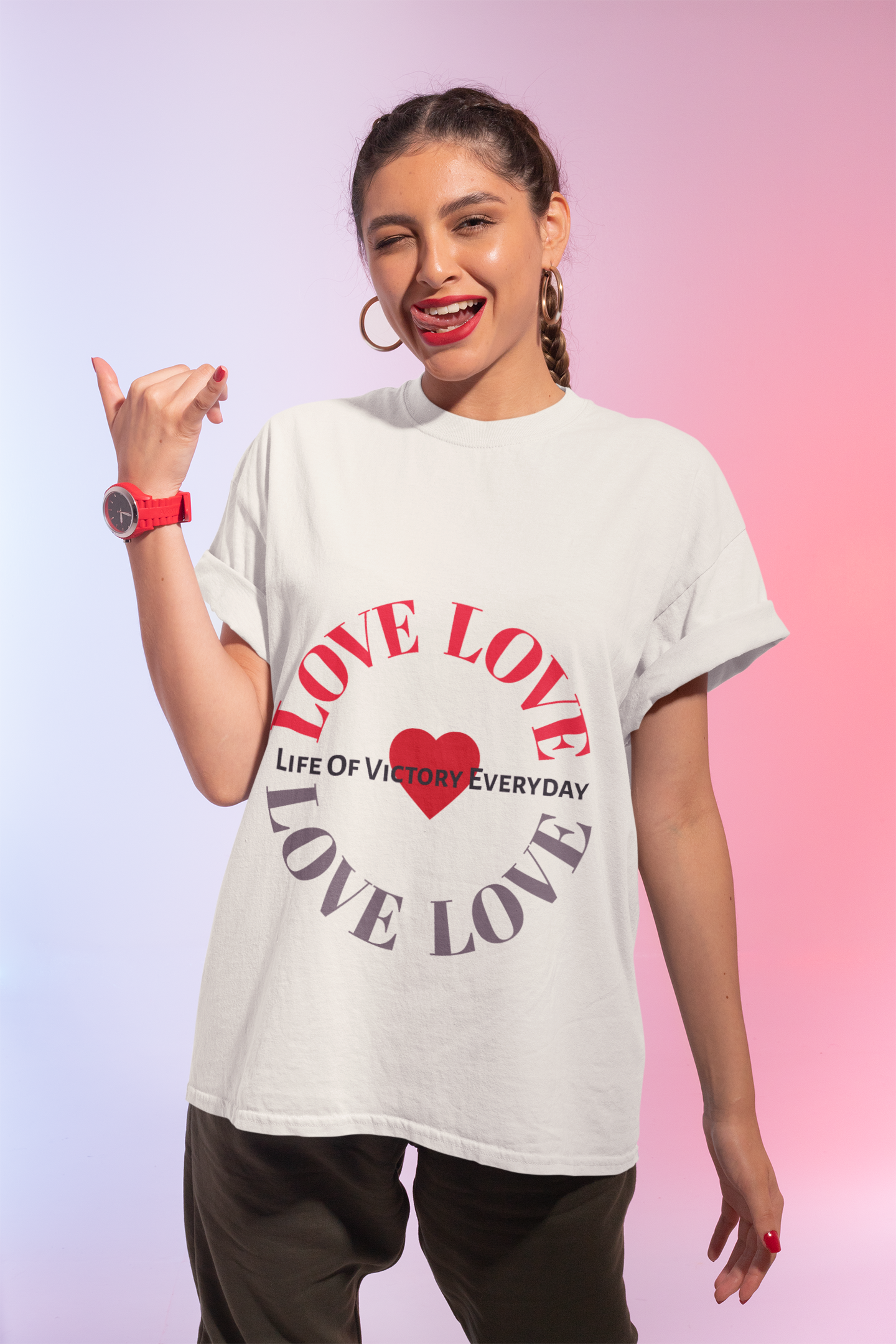 Love Inspirational Short Sleeve Tee