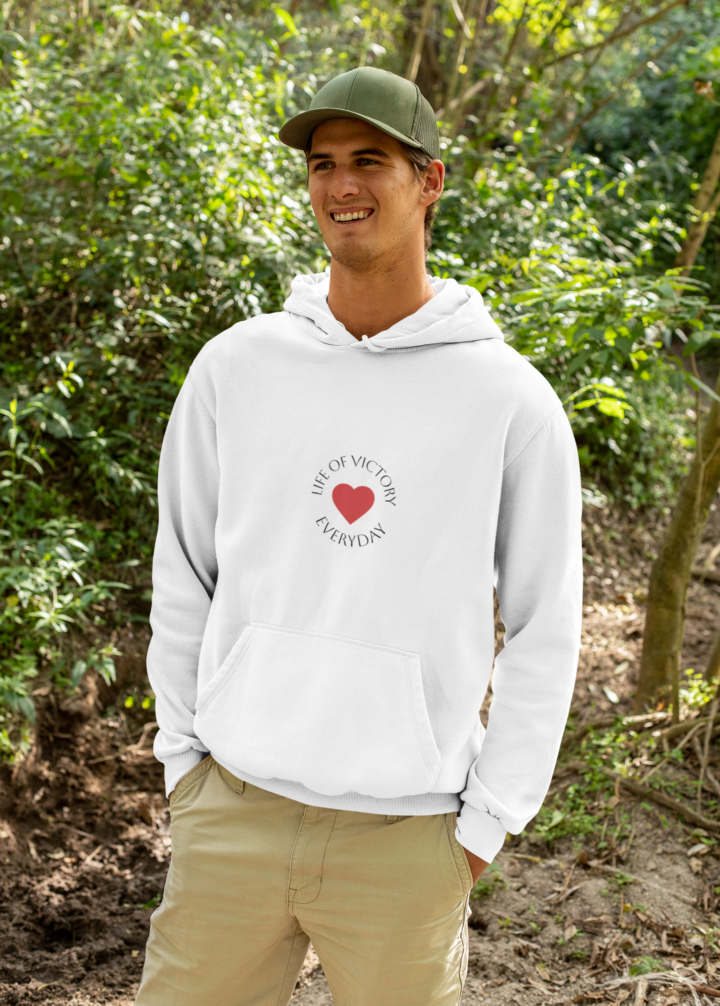 LOVE Brand Inspirational Hooded Sweatshirt - Unisex