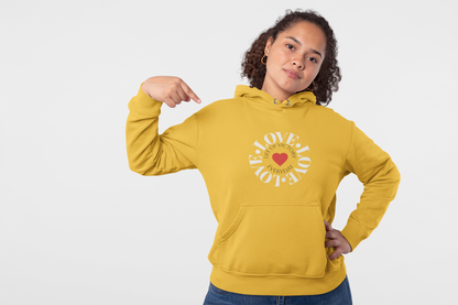 LOVE Brand Inspirational Hooded Sweatshirt - Unisex