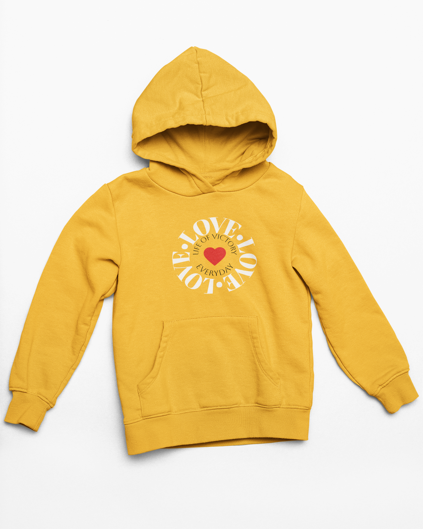 LOVE Brand Inspirational Hooded Sweatshirt - Unisex