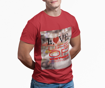 Vibrant Love Life Unisex T-Shirt, Cute Graphic Tee, Casual Wear, Gift for Friends, Everyday Fashion