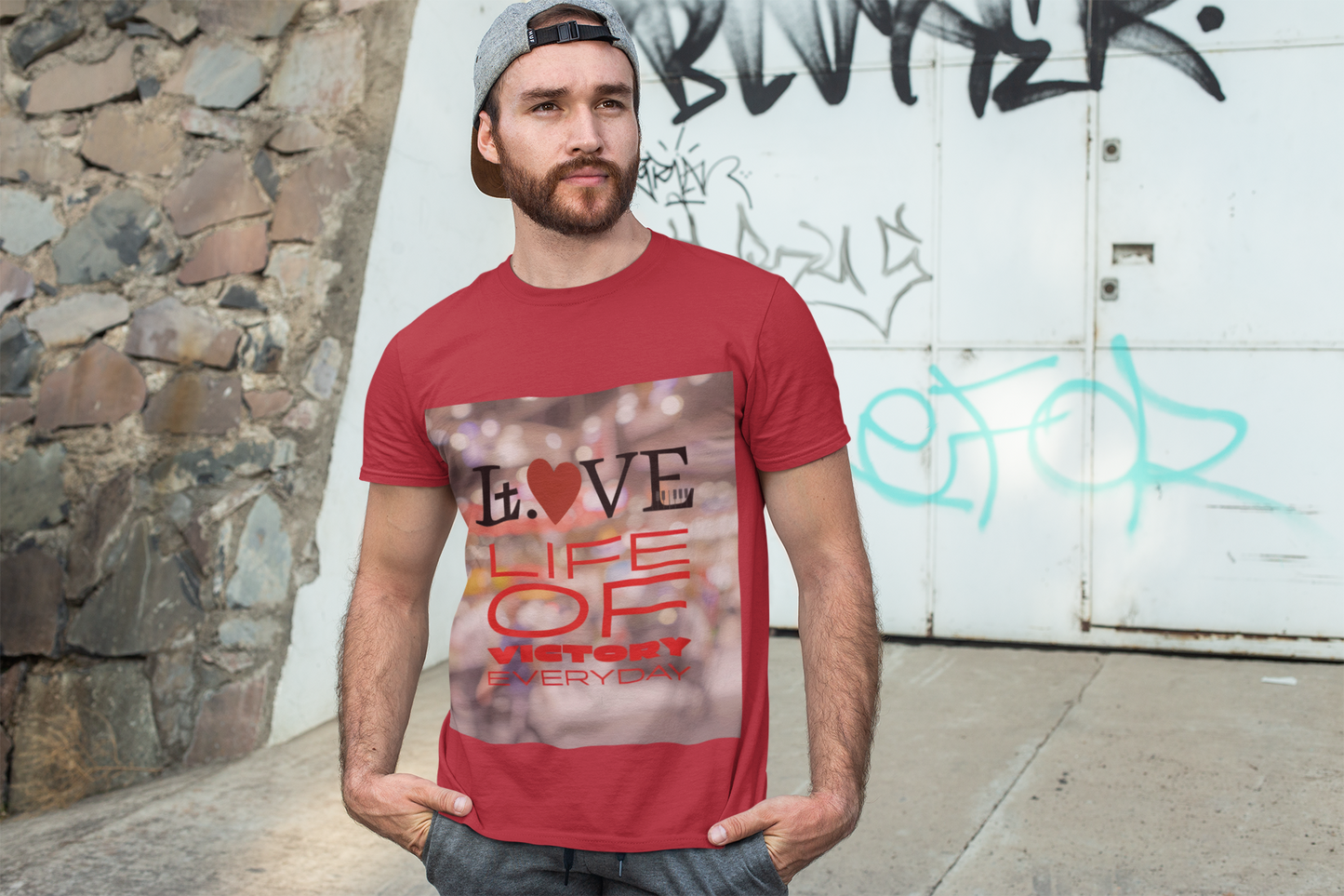 Vibrant Love Life Unisex T-Shirt, Cute Graphic Tee, Casual Wear, Gift for Friends, Everyday Fashion