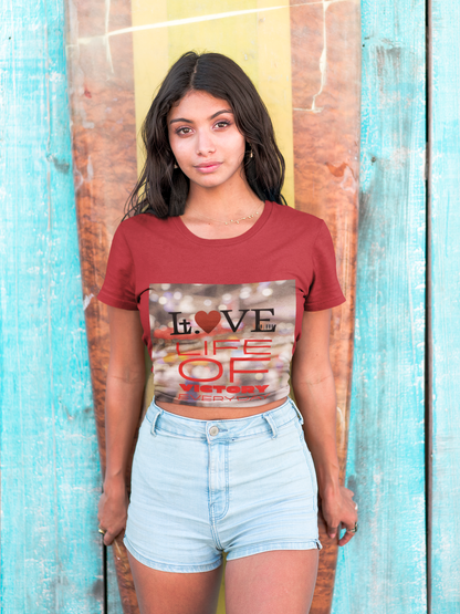 Vibrant Love Life Unisex T-Shirt, Cute Graphic Tee, Casual Wear, Gift for Friends, Everyday Fashion