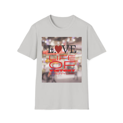 Vibrant Love Life Unisex T-Shirt, Cute Graphic Tee, Casual Wear, Gift for Friends, Everyday Fashion