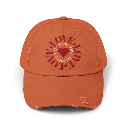 LOVE Brand Distressed Unisex Cap