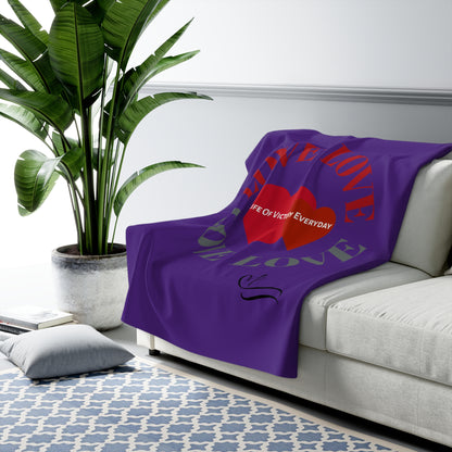 Copy of Cozy Fleece Love Inspirational Blanket