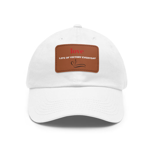 LOVE Brand Cap w/Leather Patch Cap