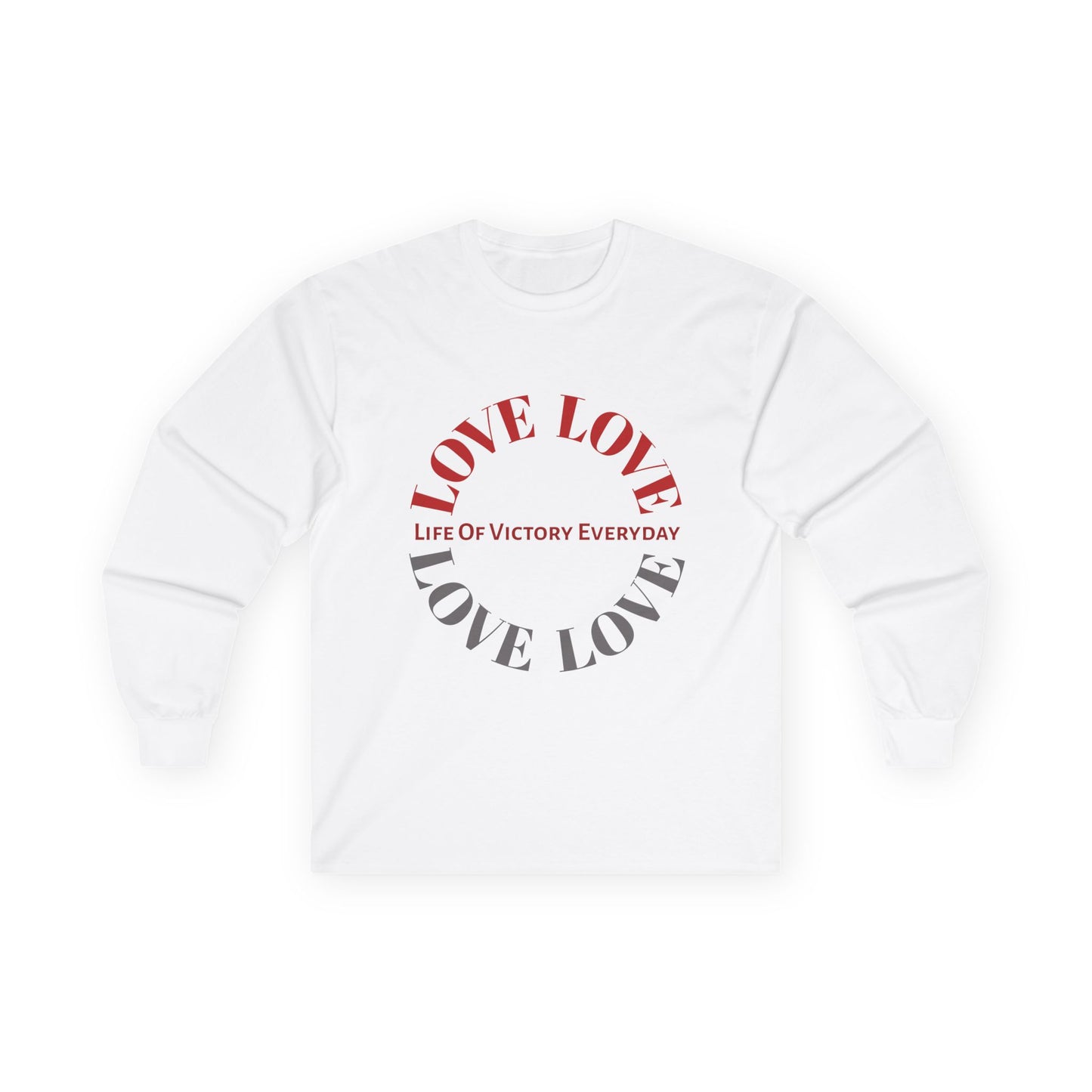 Inspirational Long Sleeve LOVE Tee