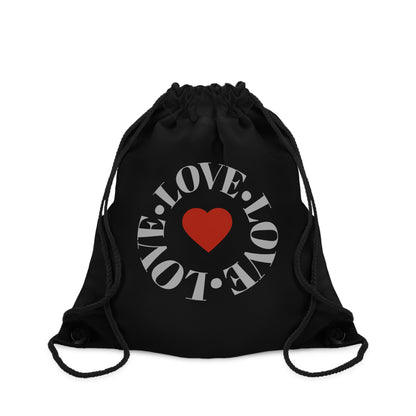 Stylish Drawstring Inspirational LOVE Bag for Everyday