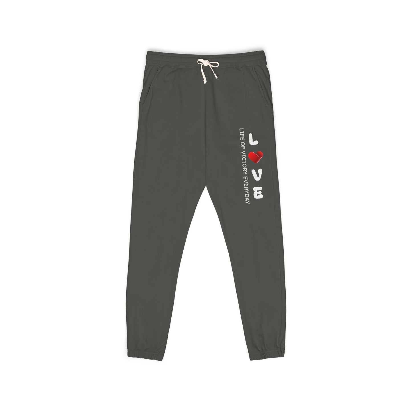 Unisex Garment-Dyed Fleece Sweatpants