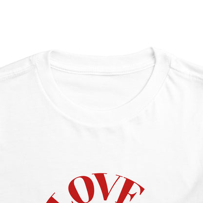 Toddler Love Victory Tee, Cute Kids Shirt, Inspirational Short Sleeve Tee, Faith-Based Toddler T-Shirt, Everyday Wear for Little Ones
