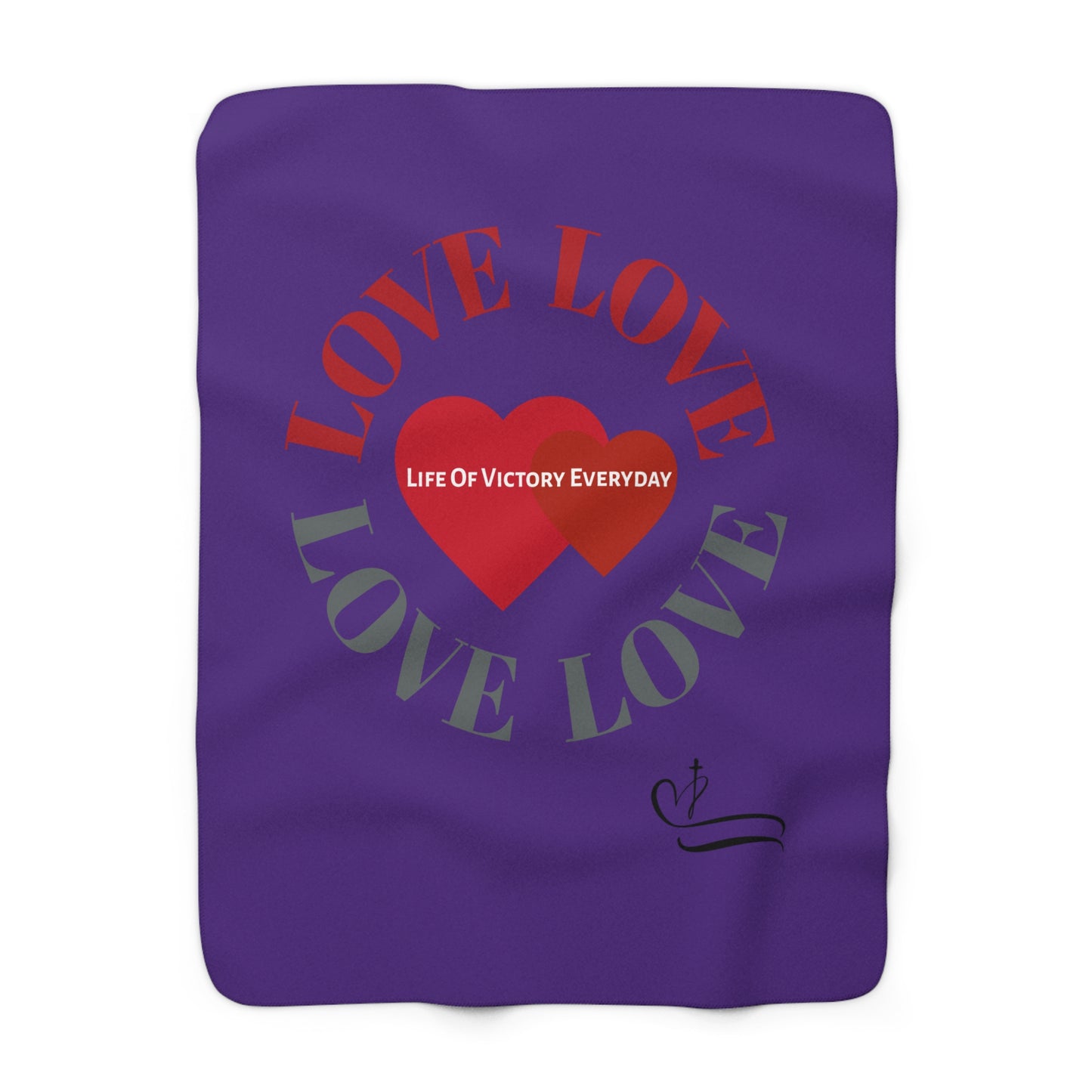 Copy of Cozy Fleece Love Inspirational Blanket
