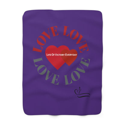 Copy of Cozy Fleece Love Inspirational Blanket