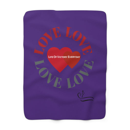 Copy of Cozy Fleece Love Inspirational Blanket
