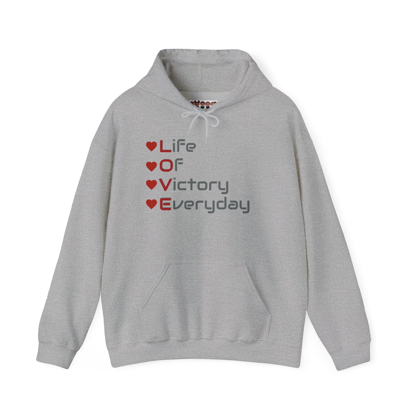 LOVE Unisex Heavy Blend™ Inspirational Hooded Sweatshirt