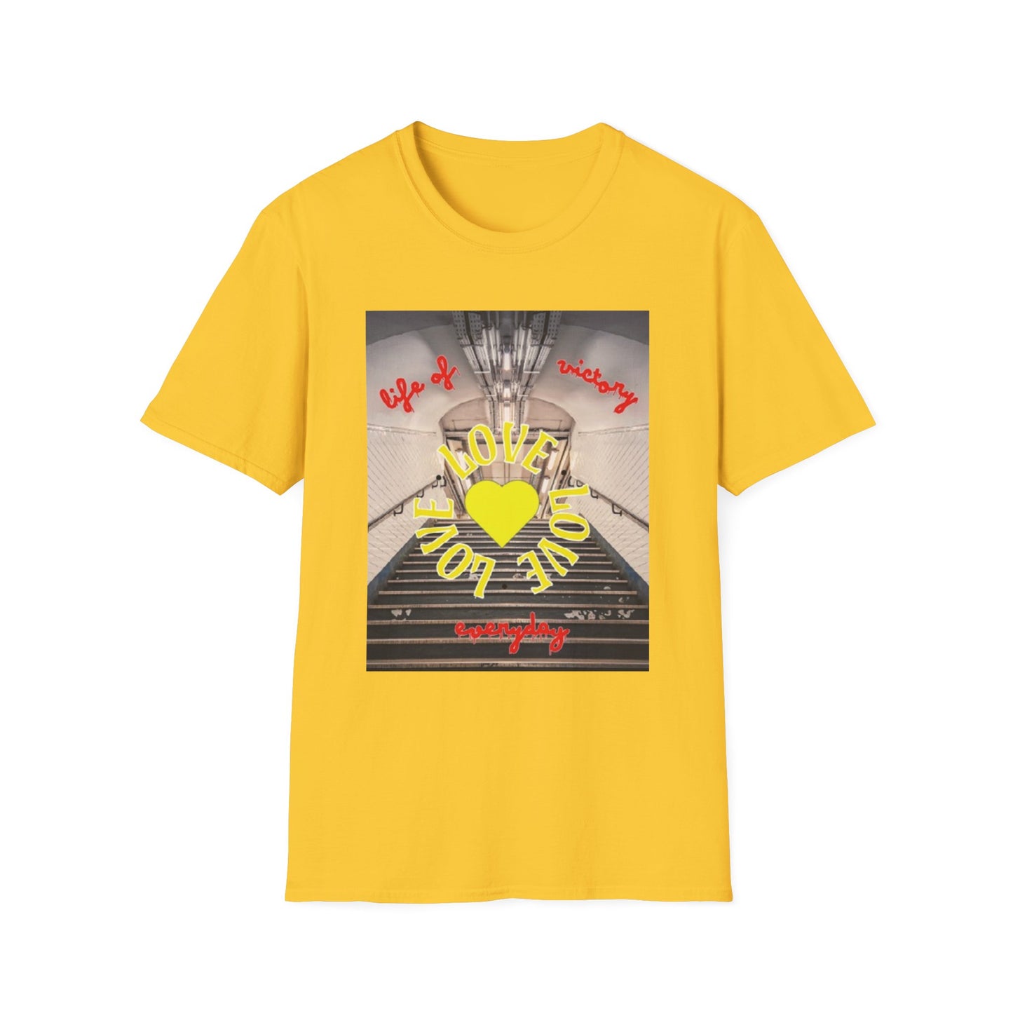 Vibrant Love Life Unisex T-Shirt, Cute Graphic Tee, Casual Wear, Gift for Friends, Everyday Fashion