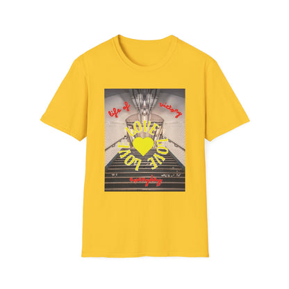 Vibrant Love Life Unisex T-Shirt, Cute Graphic Tee, Casual Wear, Gift for Friends, Everyday Fashion