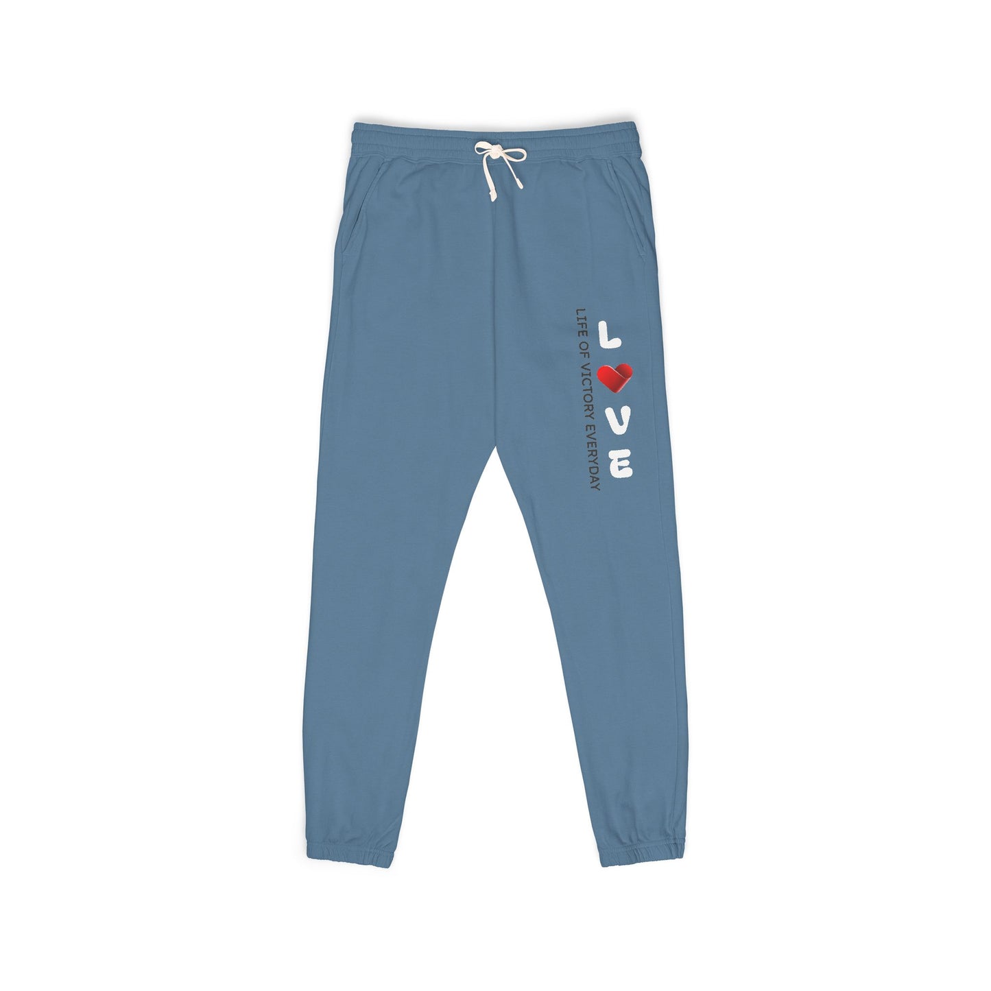 Unisex Garment-Dyed Fleece Sweatpants