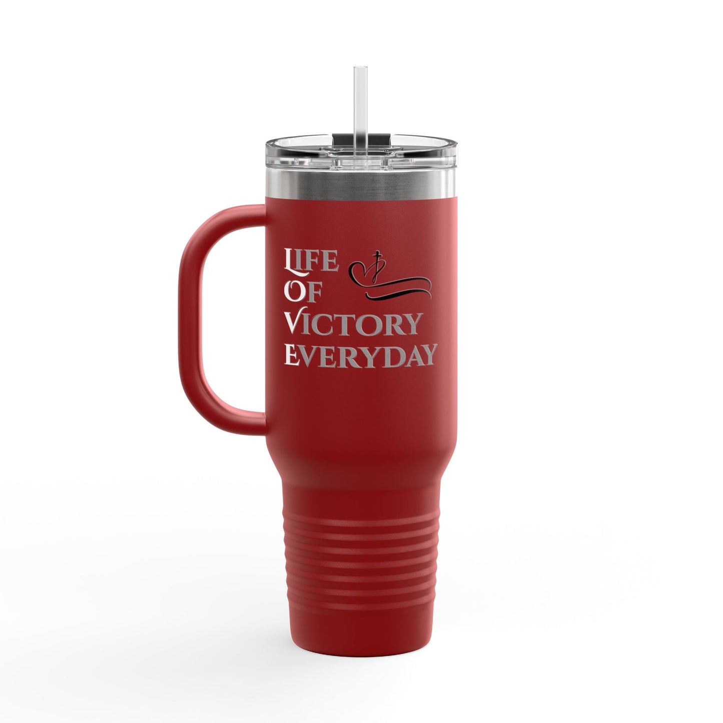Travel Mug - LOVE: Life Of Victory Everyday, 40oz Insulated