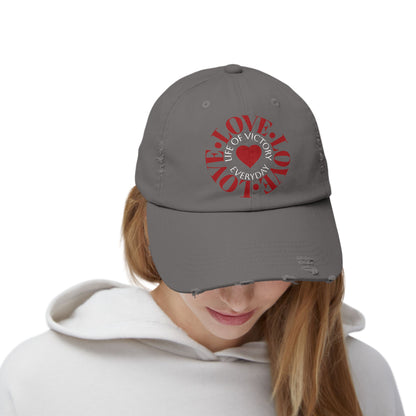 LOVE Brand Distressed Unisex Cap