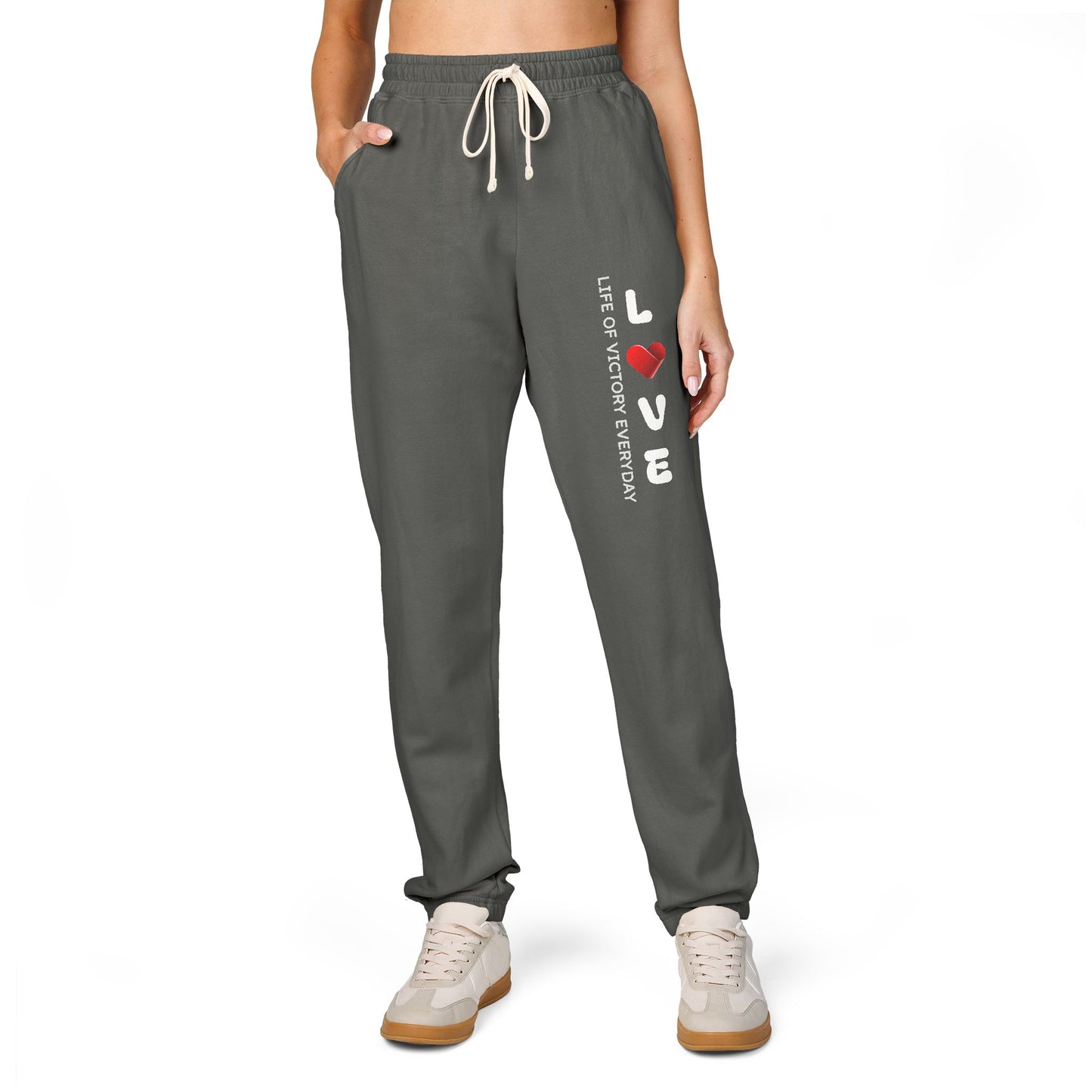 Unisex Garment-Dyed Fleece Sweatpants