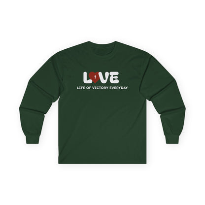 Inspirational Long Sleeve LOVE Tee