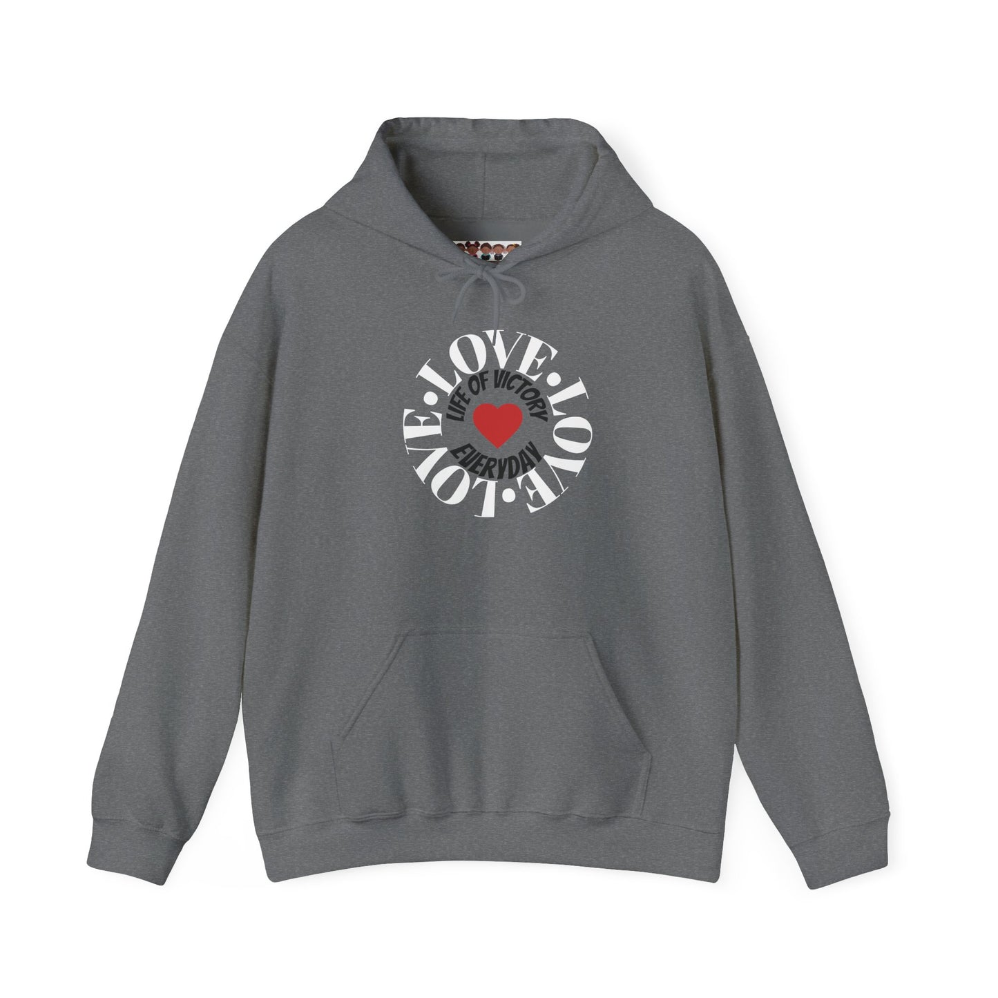 LOVE Brand Inspirational Hooded Sweatshirt - Unisex
