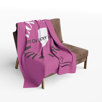 Cozy Fleece Inspirational Love Blanket