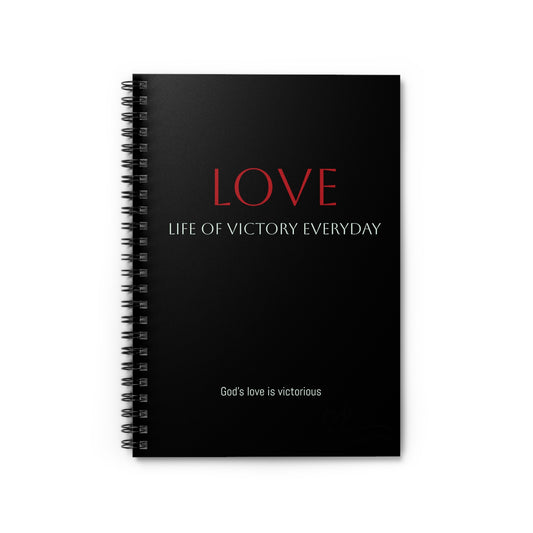 LOVE Brand Inspirational Spiral NOTEBOOK/JOURNAL