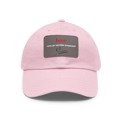 LOVE Brand Cap w/Leather Patch Cap
