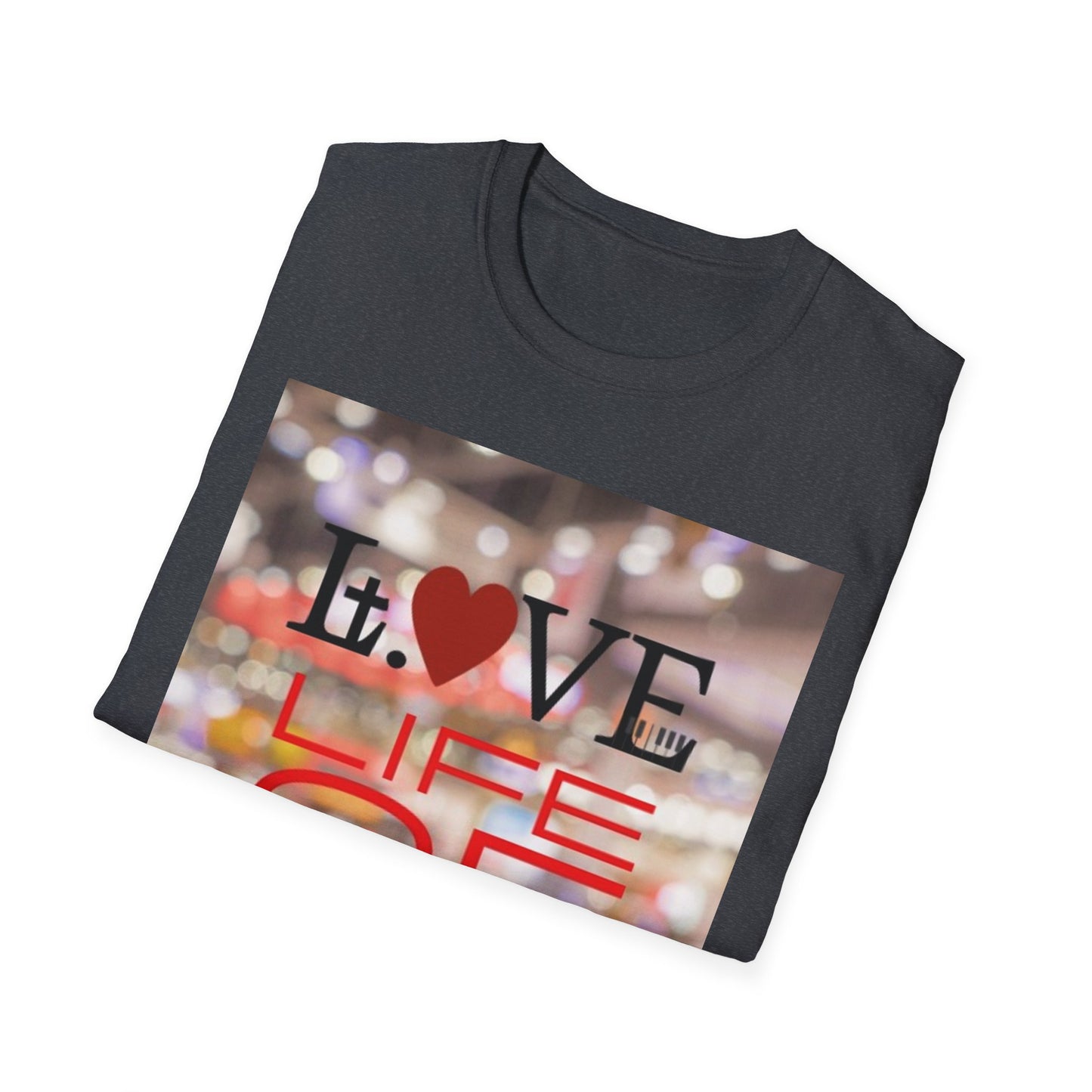 Vibrant Love Life Unisex T-Shirt, Cute Graphic Tee, Casual Wear, Gift for Friends, Everyday Fashion