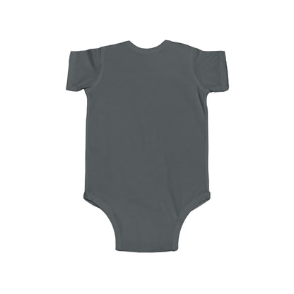 Infant Bodysuit - 'LOVE' Circular Logo Long Sleeve Baby Onesie