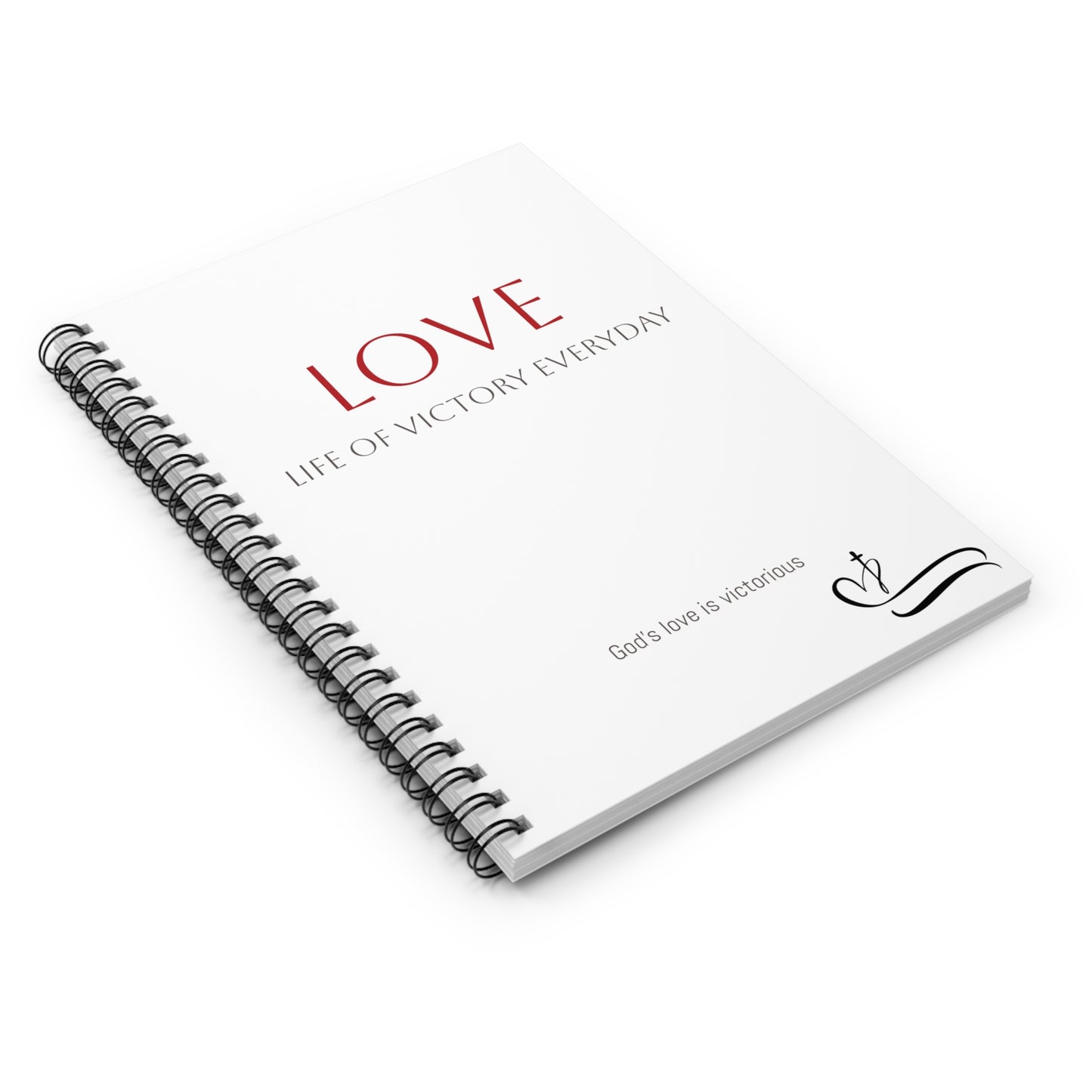 LOVE Brand Inspirational Spiral NOTEBOOK/JOURNAL