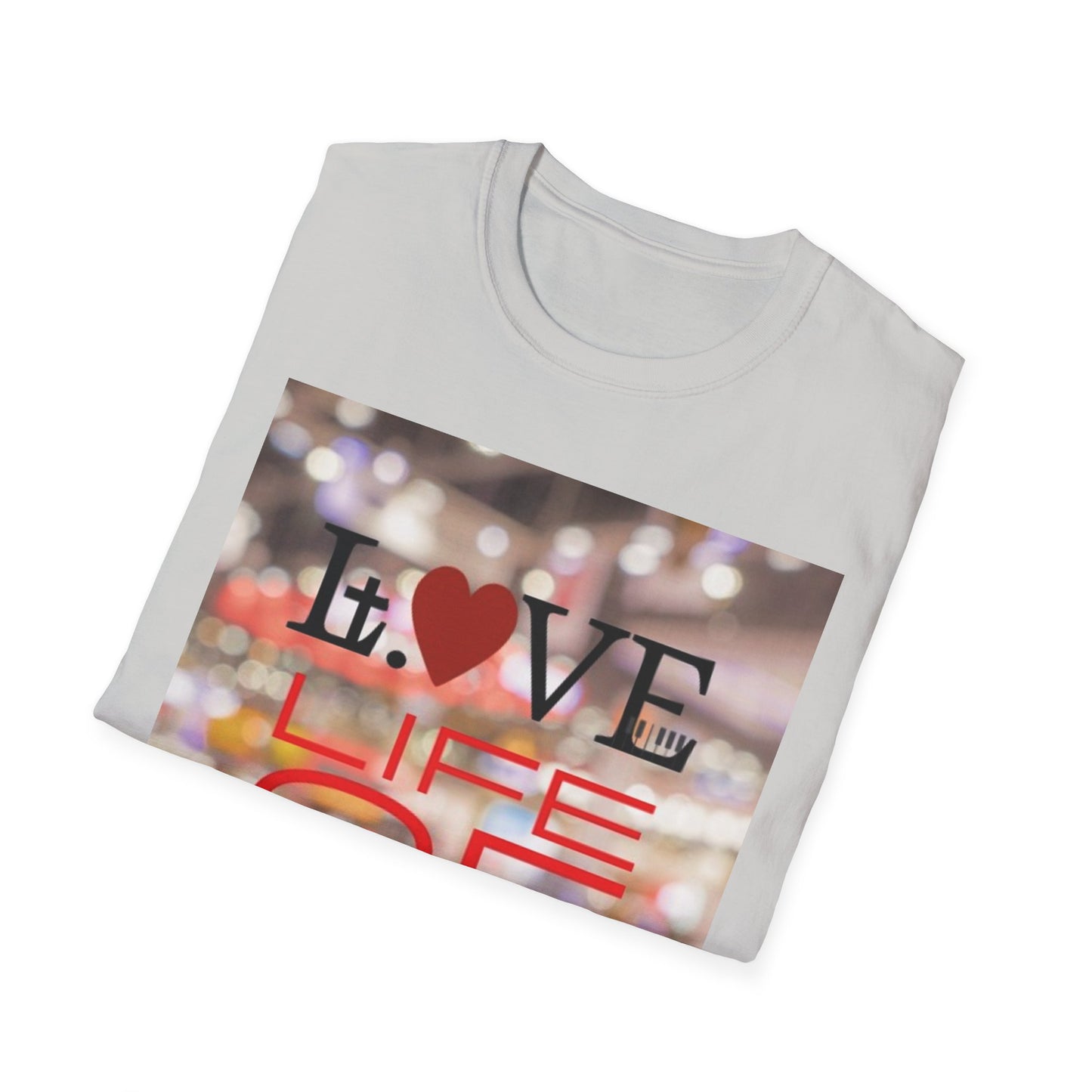 Vibrant Love Life Unisex T-Shirt, Cute Graphic Tee, Casual Wear, Gift for Friends, Everyday Fashion