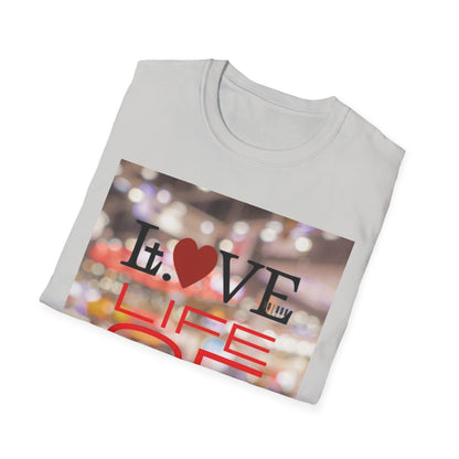 Vibrant Love Life Unisex T-Shirt, Cute Graphic Tee, Casual Wear, Gift for Friends, Everyday Fashion