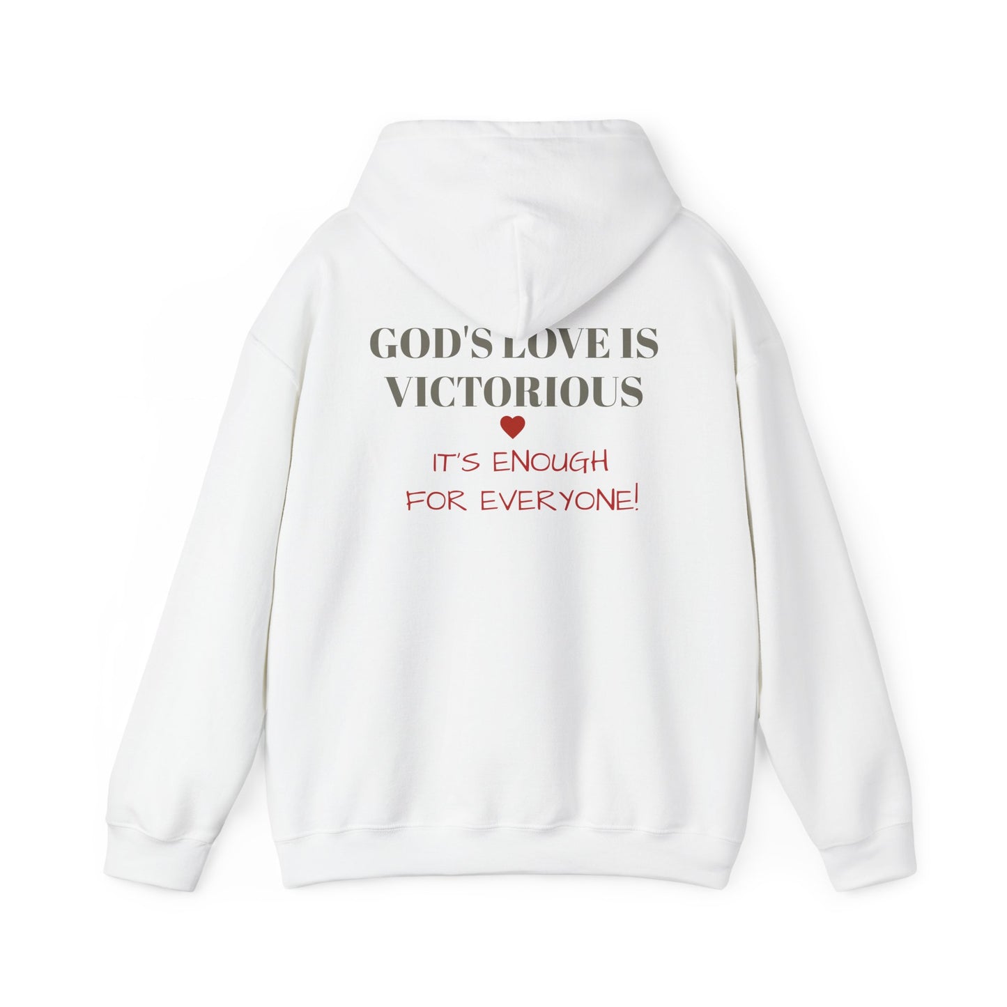 LOVE Brand Inspirational Hooded Sweatshirt - Unisex