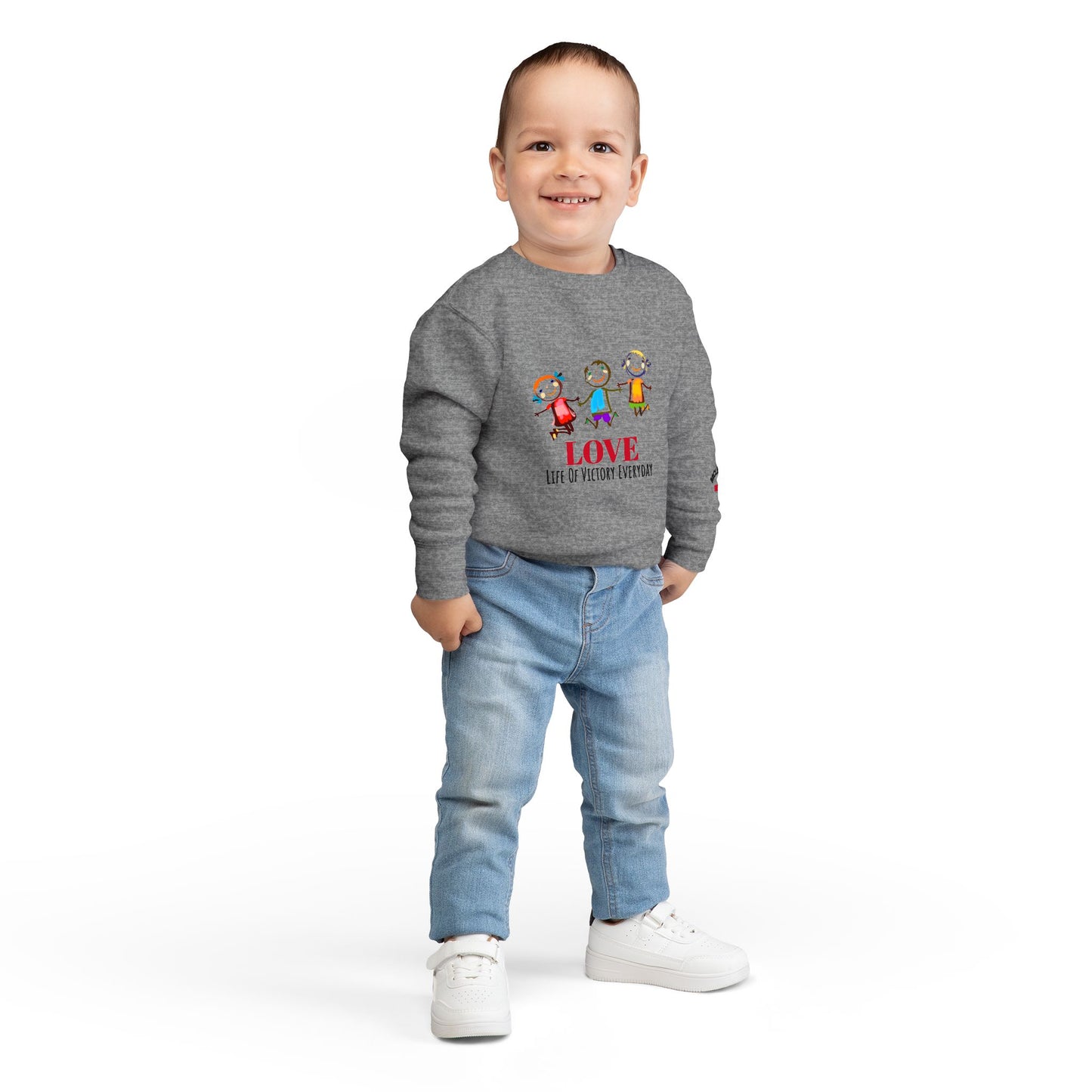 Toddler Sweatshirt | Cute Hand-Drawn Children Design