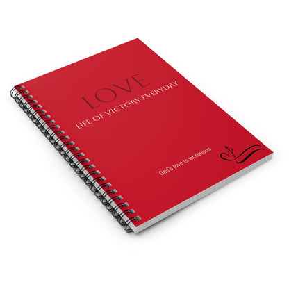 LOVE Brand Inspirational Spiral NOTEBOOK/JOURNAL