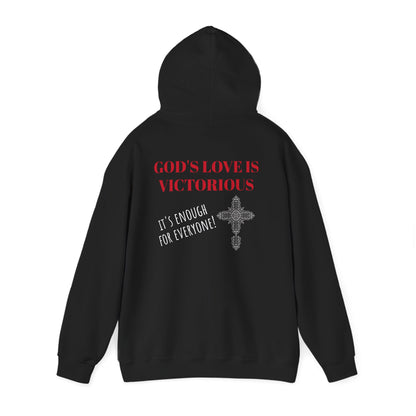 LOVE Unisex Heavy Blend™ Inspirational Hooded Sweatshirt