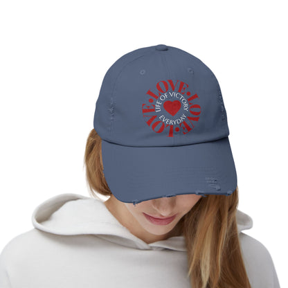 LOVE Brand Distressed Unisex Cap