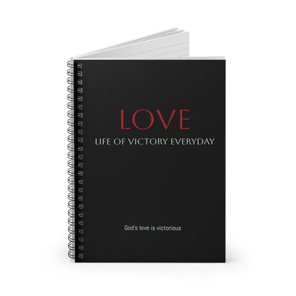 LOVE Brand Inspirational Spiral NOTEBOOK/JOURNAL