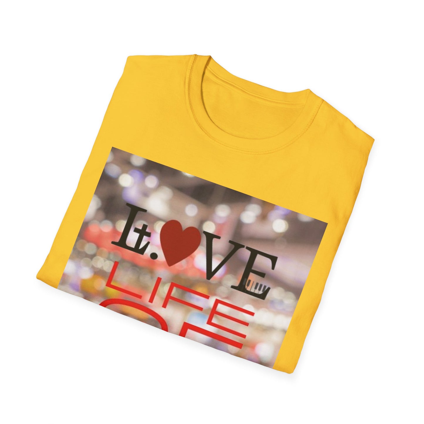Vibrant Love Life Unisex T-Shirt, Cute Graphic Tee, Casual Wear, Gift for Friends, Everyday Fashion