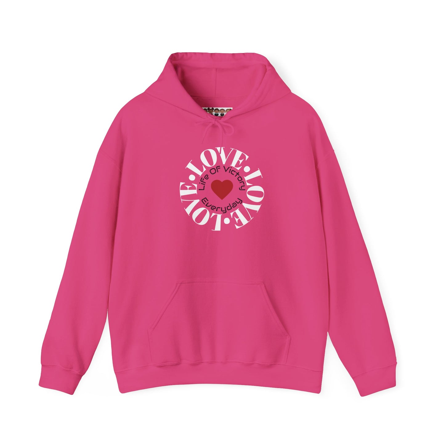 LOVE Brand Inspirational Hooded Sweatshirt - Unisex