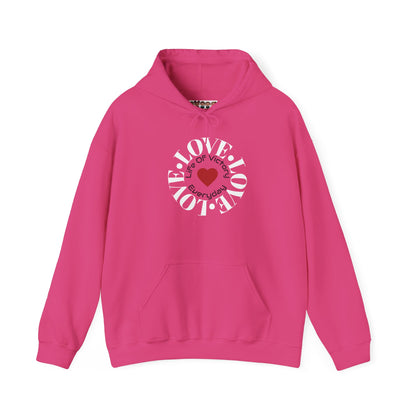 LOVE Brand Inspirational Hooded Sweatshirt - Unisex