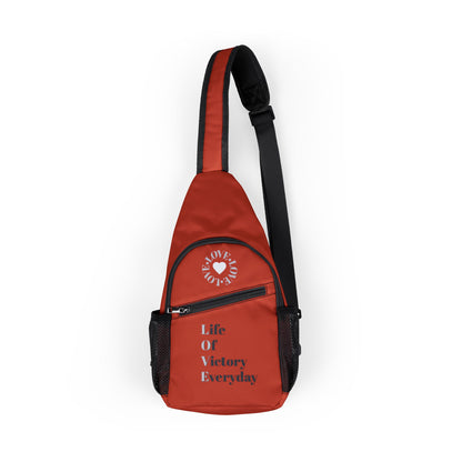 LOVE Brand Inspirational Chest Bag (Red)