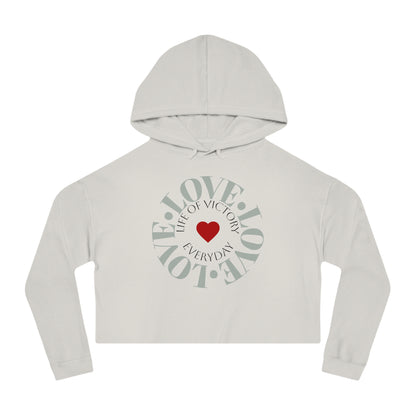 Cropped Inspirational Women's Hoodie