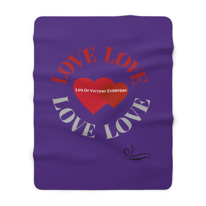 Copy of Cozy Fleece Love Inspirational Blanket