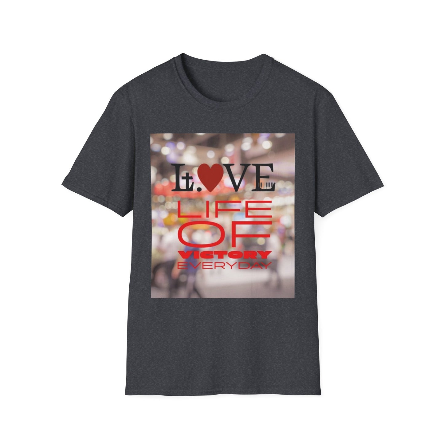 Vibrant Love Life Unisex T-Shirt, Cute Graphic Tee, Casual Wear, Gift for Friends, Everyday Fashion
