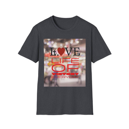 Vibrant Love Life Unisex T-Shirt, Cute Graphic Tee, Casual Wear, Gift for Friends, Everyday Fashion